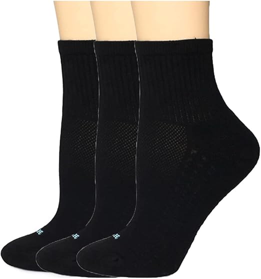 HUE womens Air Sport 3 Pair Pack Mini Crew SocksCasual Sock