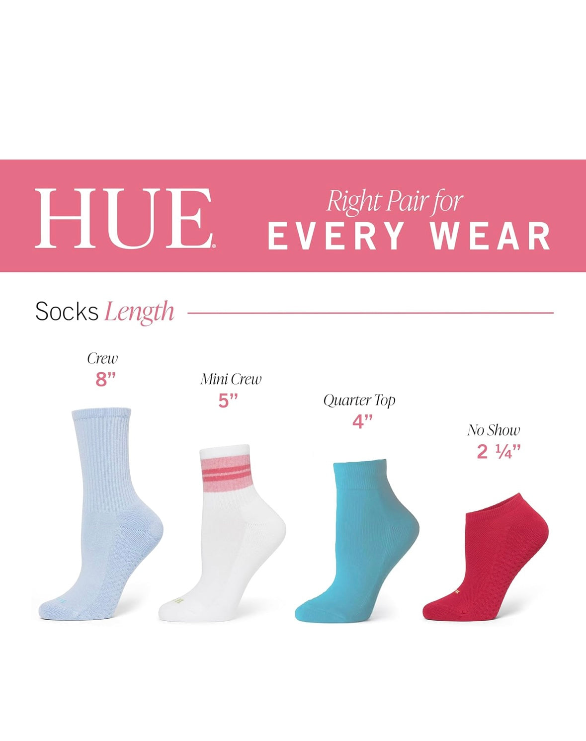 Hue Women's Mini Crew Sock 6 Pair Pack